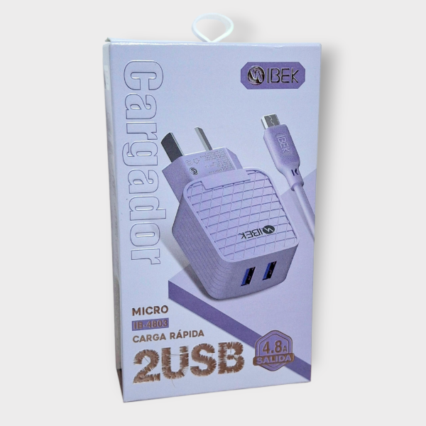Producto - Cargador Ibek V8 pastel 4.8