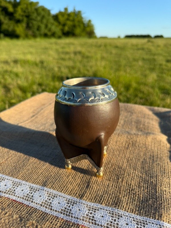 Producto - Torpedo marrón alpaca/bronce