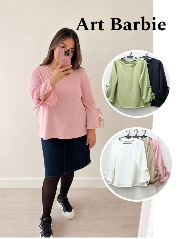 Blusa Barbie bambula punto