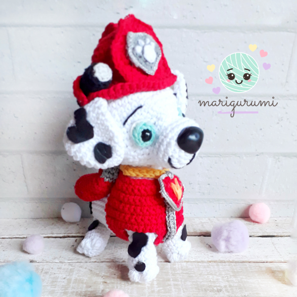 Producto - Mini Marshall patrón amigurumi