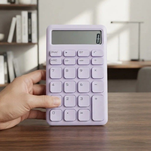 Producto - Calculadora Digital Colores Pastel KARUIDA KK 803 LILA - 0