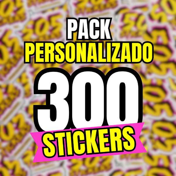Producto - Pack 300 stickers personalizados mayorista