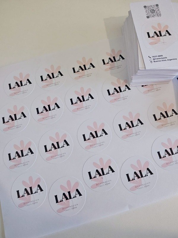 Producto - Plancha de stickers tamaño A4 troquelados