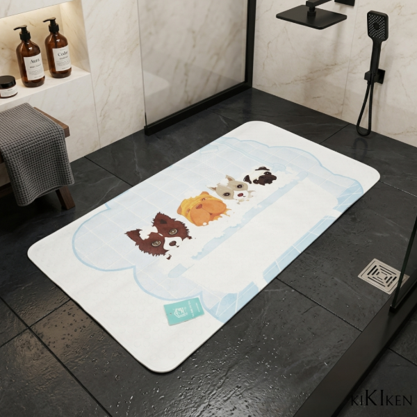 Producto - Alfombra  grande antideslizante premium para bañera, 40x70cm - 6