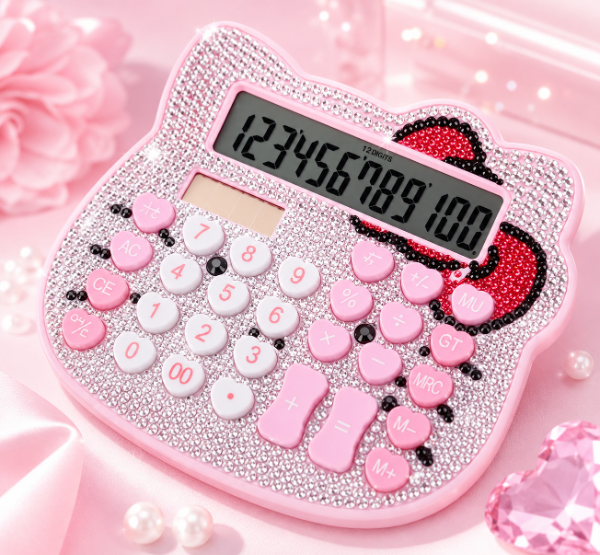 Producto - Calculadora Hello Kitty Brillos 12 Dígitos