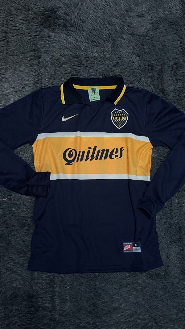 Producto - RETRO BOCA TITULAR 1998 MANGAS LARGAS - 0
