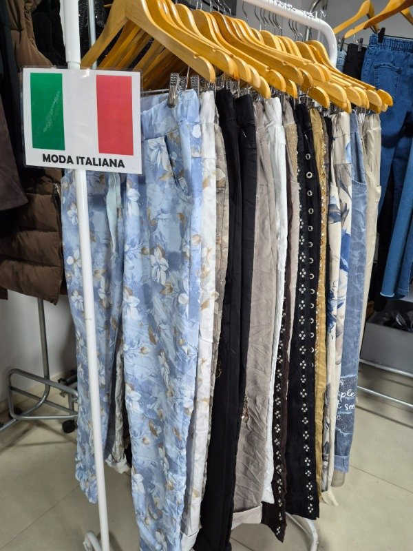 Producto - Babucha Moda Italiana Super Elastizada 44 al 50 - Celeste Pastel - 0