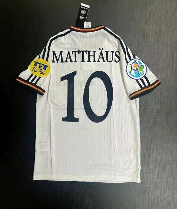 Producto - CAMISETA ALEMANIA IMPORTADA TITULAR RETRO 1996 #10 MATTHAUS - 1