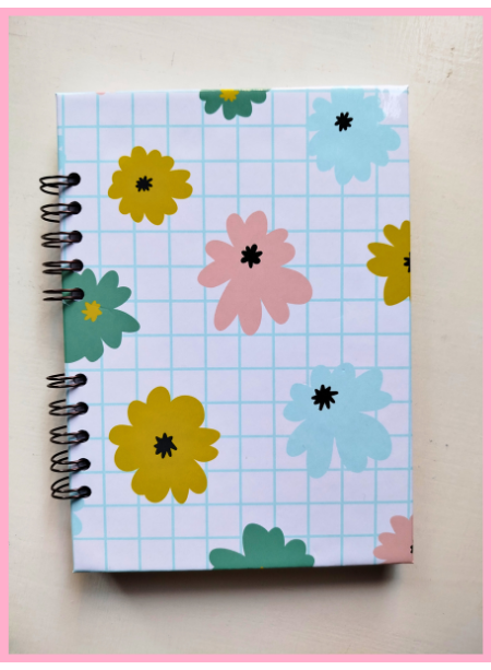 Producto - Cuaderno anillado - Modelo Flowers