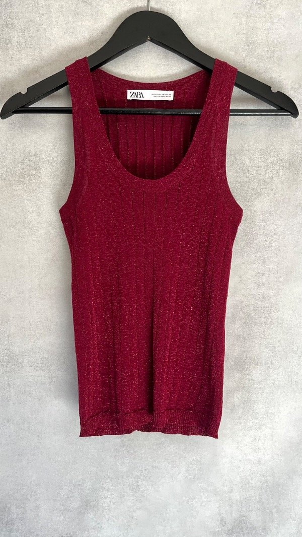 Producto - Top punto metalizado Zara - 4