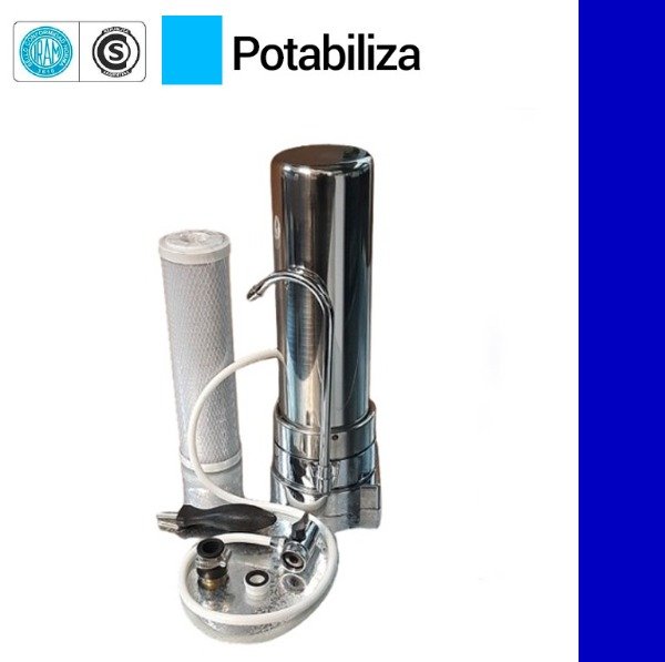 Producto - PURIFICADOR SOBREMESADA ACERO INOXIDABLE