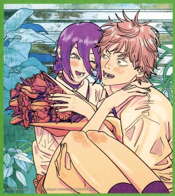 Producto - Tarjeta original Reze y Denji