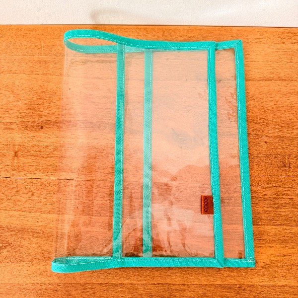 Producto - FUNDA para CUADERNO con tapa de 19,5cm x 24,5cm VERDE ATLANTIS