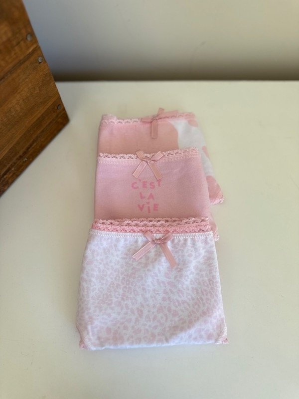 Producto - Pack Culotte algodón estampado x3