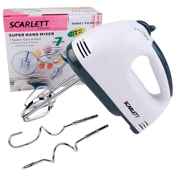 Producto - BATIDORA DE MANO 7 VELOCIDADES 220V BLANCA -