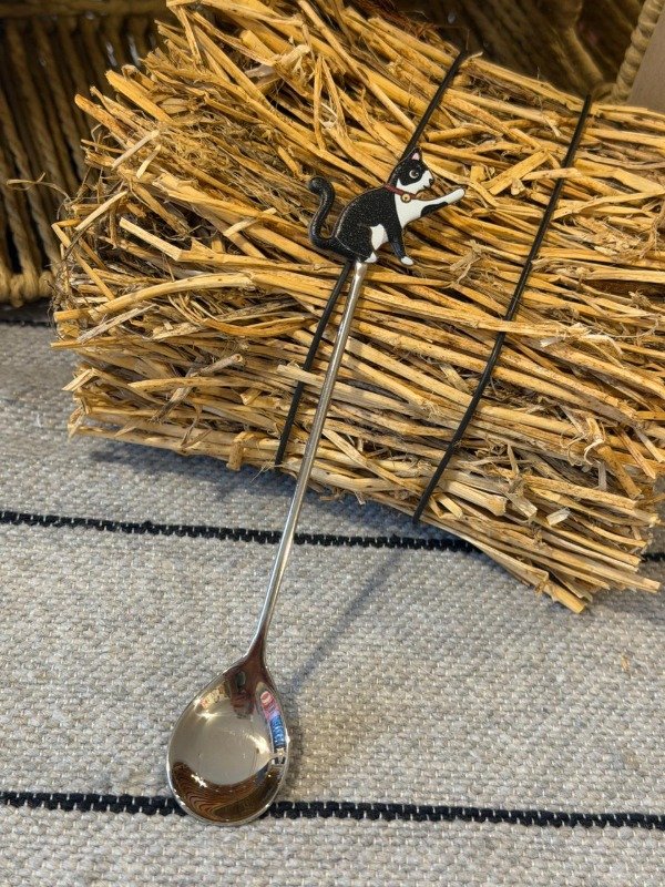 Producto - Cuchara gato negro- 15 cm (Efectivo: 4.000)