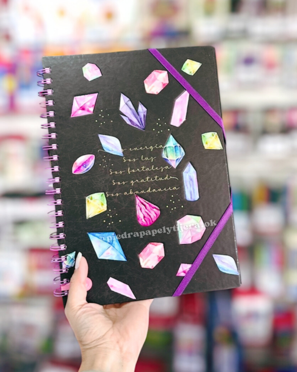 Producto - Cuaderno A4 tapa dura c/elásticos SOS