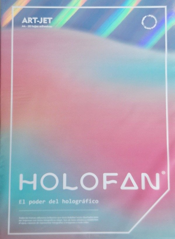 Producto - Holofan Adhesivo -  Mundo Tornasol - 20  Hojas A4
