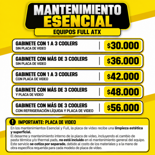 Producto - MANTENIMIENTO DE PC - 3