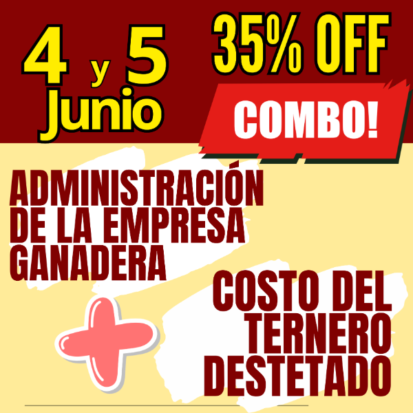 Producto - COMBO 2 CURSOS: Administración Ganadera + Costo del Ternero