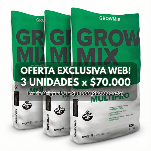 Producto - PROMO 3 BOLSONES GROWMIX 80LT