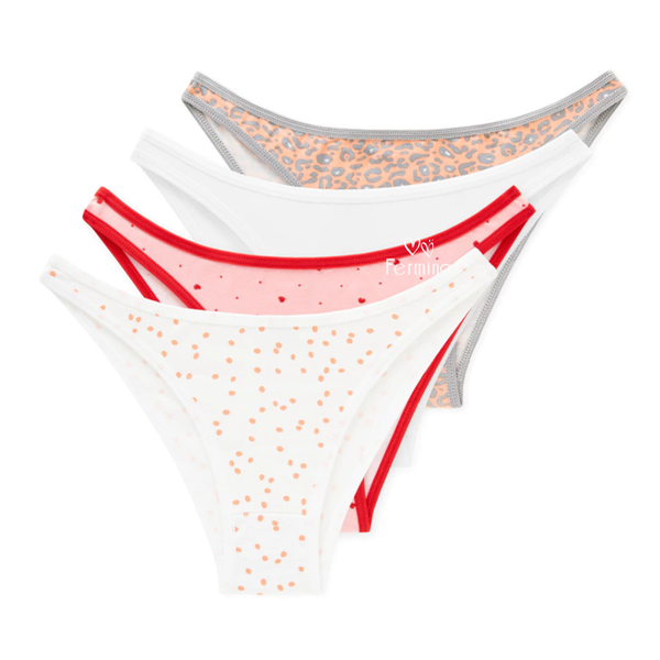 Producto - PACK X4 VEDETINAS DE ALGODON ESTAMPADAS Art. 76367 (Talle 1, 2, 3, 4)