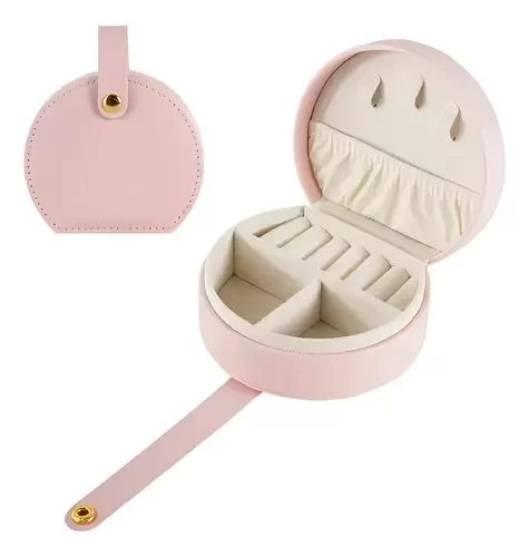 Producto - Mini alhajero rosa portátil