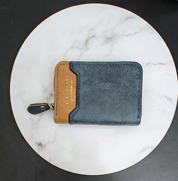Producto - Billetera Porta Tarjetas Azul con Zuela