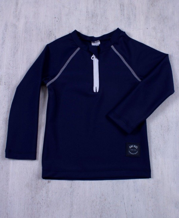 Producto - Remera UV lisa azul marino