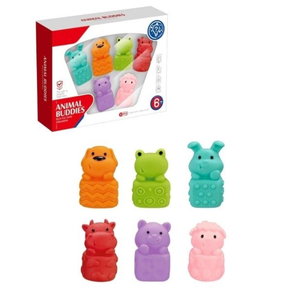 Producto - 6 Animales de Goma Soft