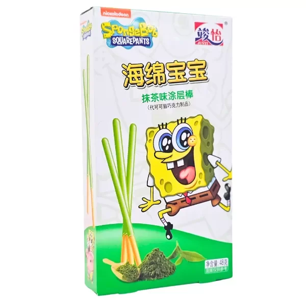 Producto - Pocky Bob Esponja Palito Sabor Matcha 48gr