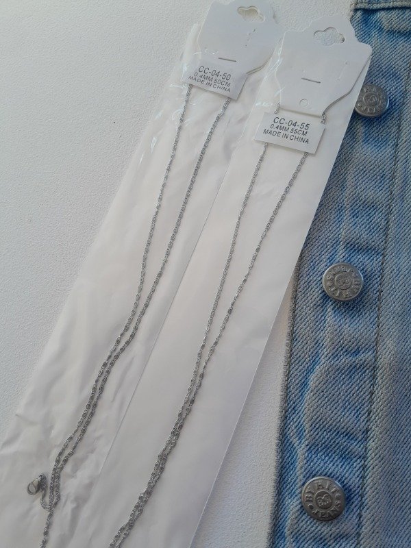 Producto - Cadena rosa fina