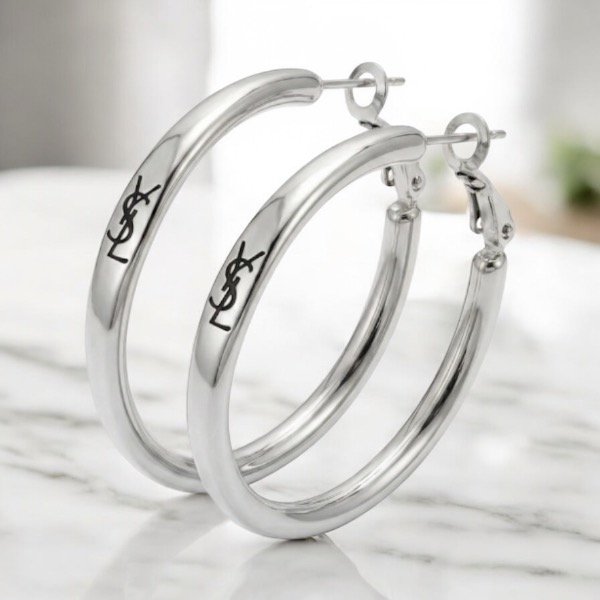 Producto - Argollas Lujo plateado