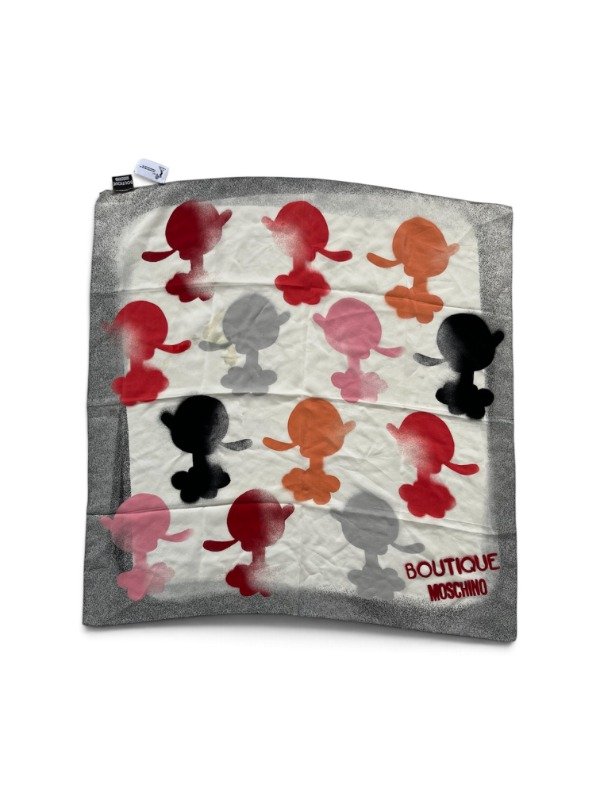 Producto - Moschino Olive Oyl Silhouette Silk Scarf - 0