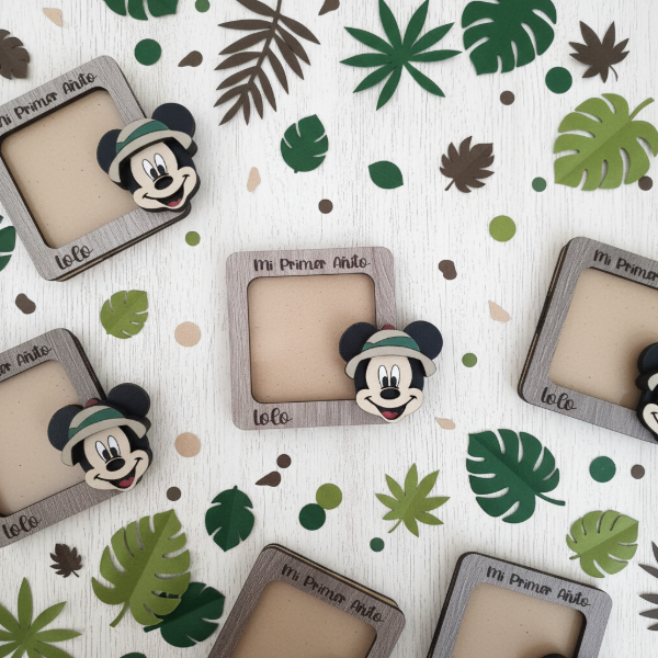 Producto - MINI PORTARETRATOS CON IMAN MICKEY SAFARI