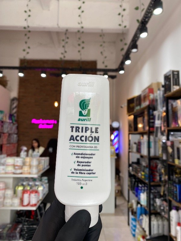 Producto - Crema para Peinar Triple Acción Aurill 100g