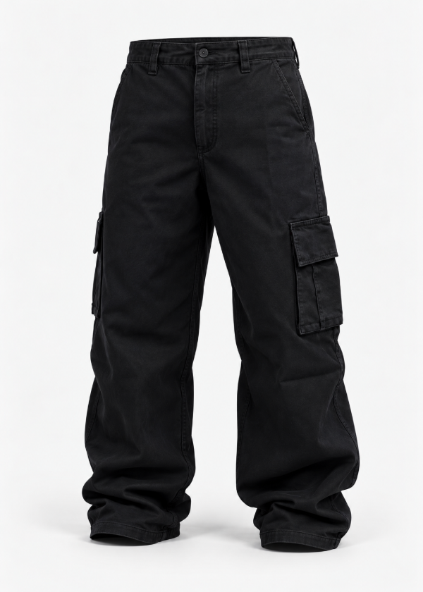 Producto - Jean Cargo Mom Negro - 2