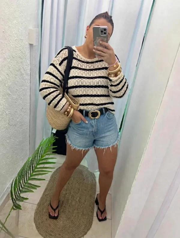 Producto - Short desflecado Jean - 1