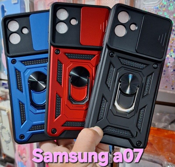Producto - Fundas armor con cubre cámara. Samsung a07