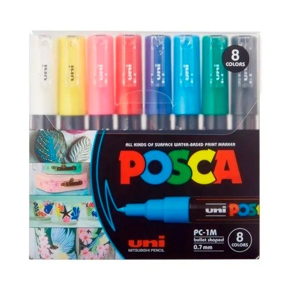 Producto - Marcador Posca 5m x 8 unid