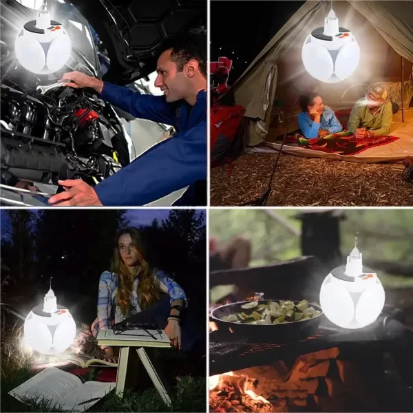Producto - LÁMPARA LED RECARGABLE EXTERIOR USB + SOLAR - 6