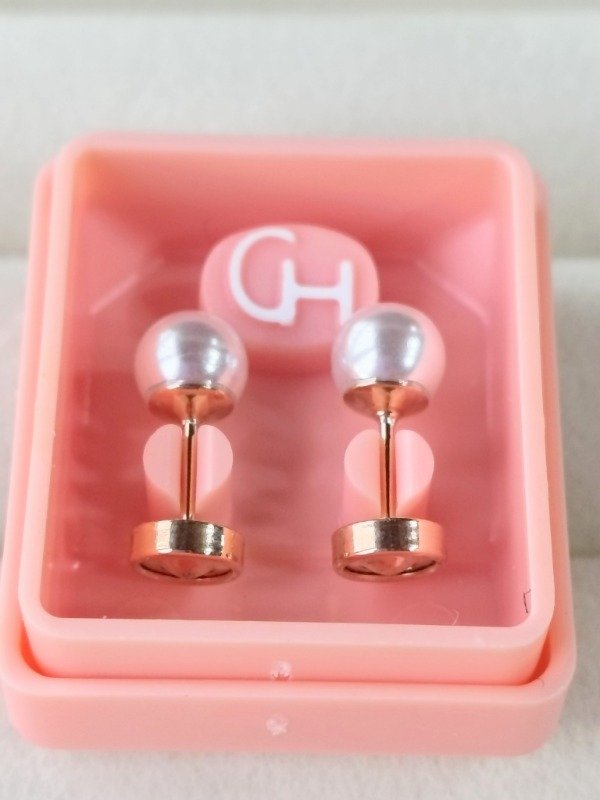 Producto - Abridor CH. Modelo 311. Perla De 5mm. Linea Perno De Oro 18kt.