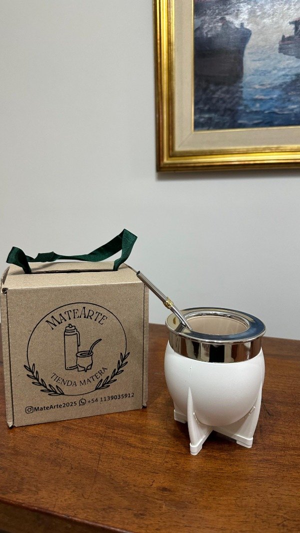Producto - MATE IMPERIAL COLOR BLANCO