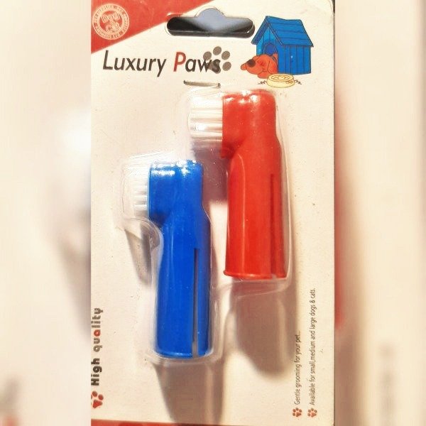 Producto - Cepillo de dedo, de plástico, para limpiar los dientes