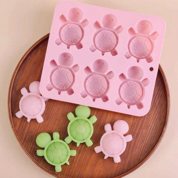 Producto - Molde silicona x6 tortugas - 1