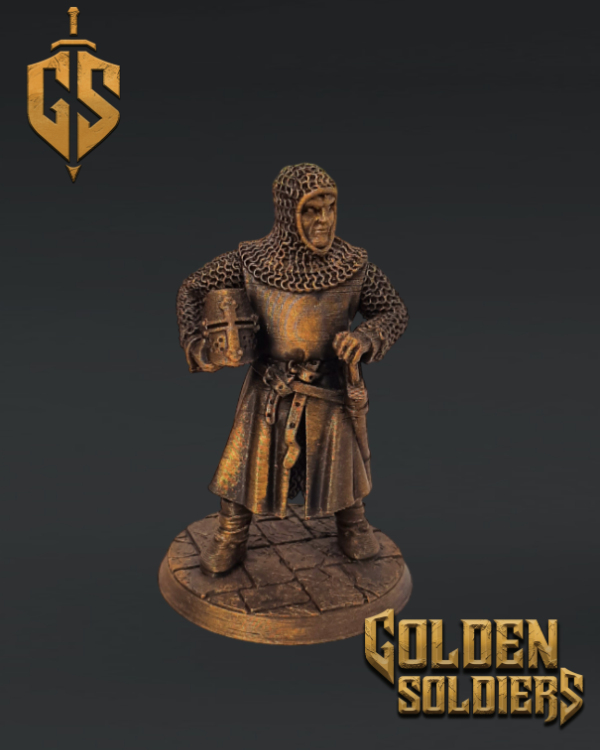 Producto - Guerrero Cruzado (Simil Bronce)