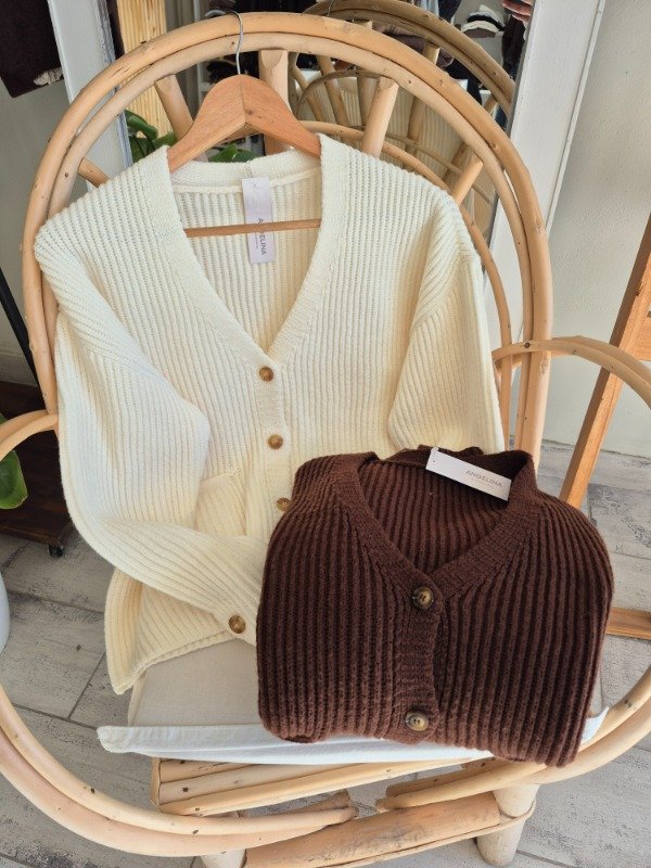 Producto - Cardigan Tejido Grueso Suave Pilar