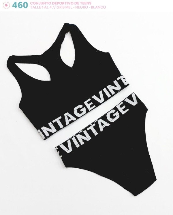 Producto - Conjunto Teen Algodon y lycra (Vintage460)