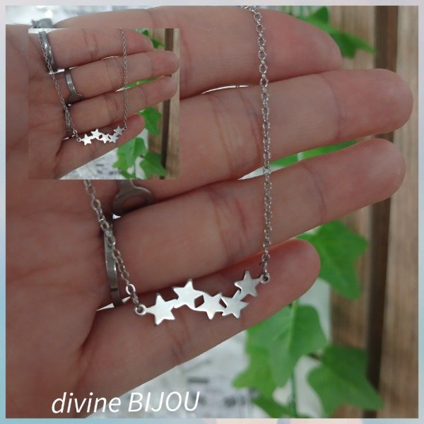 Producto - Tobillera estrellas acero quirúrgico