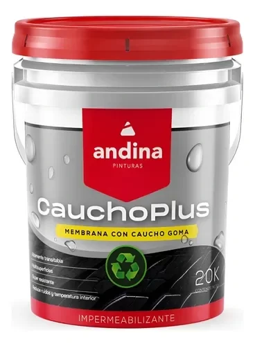Producto - Membrana Caucho goma Andina Impermeabilizante X 20 kg Negro